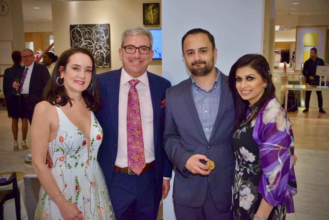 Stephen Brunelle, VP General Manager of Neiman Marcus, and Ruchi Mukherjee  Host & Founder of International Mother's Day Soirée Reveal the 2019  Honorees at Neiman Marcus